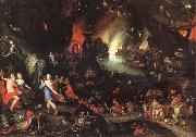 Jan Brueghel The Elder Orpheus in the Underworld oil
